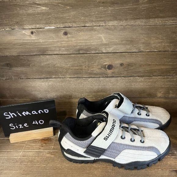 Mens Shimano MT40‎ Cycling Mountian Bike SPD Shoes Size EUR 40 US 7 M GUC - Picture 1 of 7